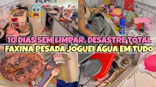 10 DIAS SEM LIMPAR… OLHA O ESTADO DISSO AQUI 😳 EU NÃO ESPERAVA QUE IA CHEGAR NESSE NÍVEL.     
