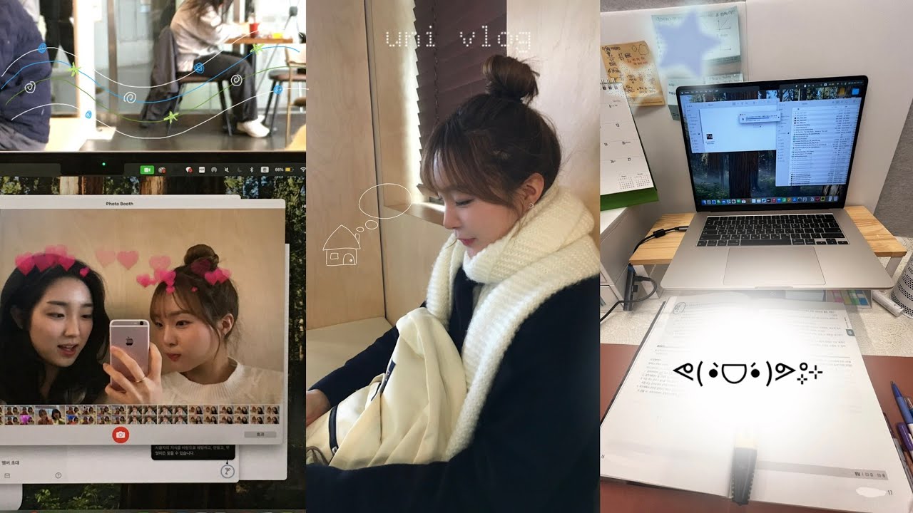 uni vlog.서울여대생의 시험기간 브이로그📑👩🏻‍🏫ㅣ5전공 레츠고..ㅣ선배들과의 만남ㅣ대학생브이로그