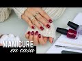 MANICURE PERFECTO EN CASA 💅🏼 Cómo arreglarse las uñas paso a paso!!