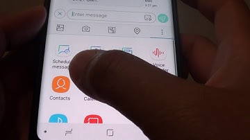 Samsung Galaxy S9: How to Attach Contact vCard File in Text Messages