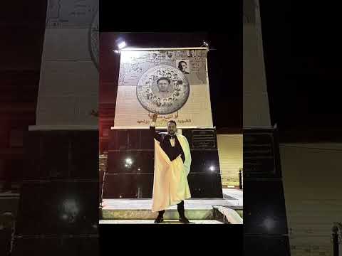 أمام تذكار أبو الثورة الجزائرية الشهيد البطل مصطفى بن بولعيد الجزائر وائل شرف باتنة عاصمة الأوراس