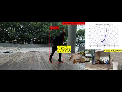 Camera + mmWave Radar Sensor Fusion (warning 2)