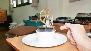 Stirling Engine That Uses Ice for Fuel