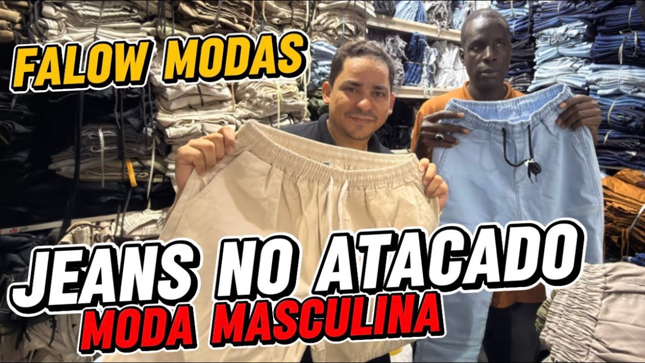 CALÇAS JEANS e BERMUDAS NO ATACADO NO BRÁS | VALE A PENA! 💰💥