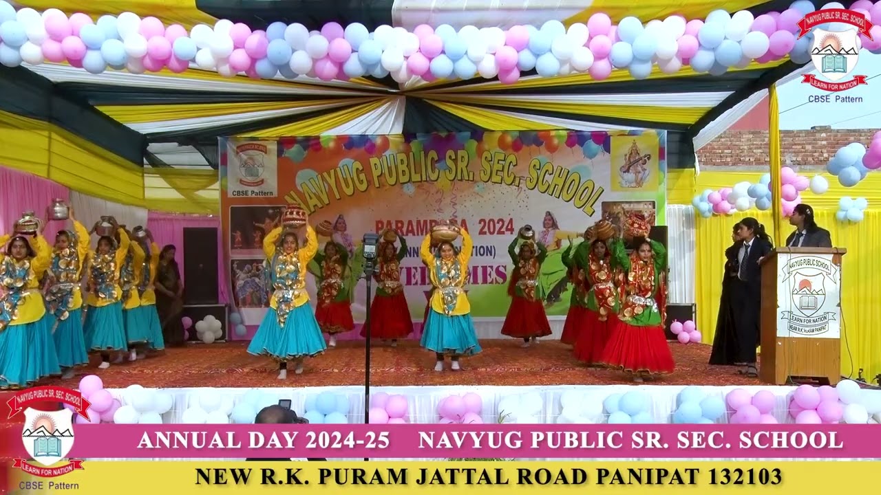Haryanvi Dance || Annual Day 2024-25  || Navyug Public School || RK Puram Jattal Road Panipat