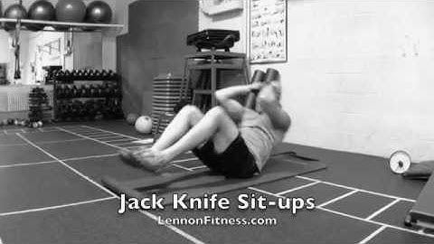 Shredded Ab Secrets: Jack Knife sit-ups