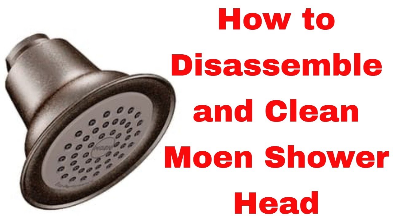 How to Disassemble and Clean a Moen Shower Head