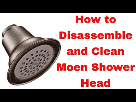 How to Disassemble and Clean a Moen Shower Head