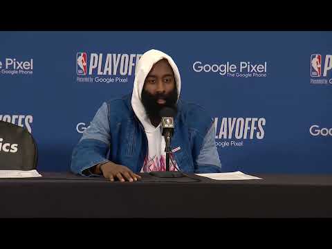 James Harden Postgame Interview | Celtics vs 76ers Game 5