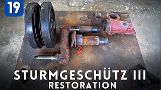 WORKSHOP WEDNESDAY:  How to pull apart original WWII StuG III Swing Arms