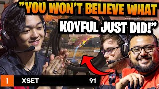 how XSET Koyful single-handedly SMOKED the entire Pro Lobby for Nocturnal & FunFPS in ALGS Scrims