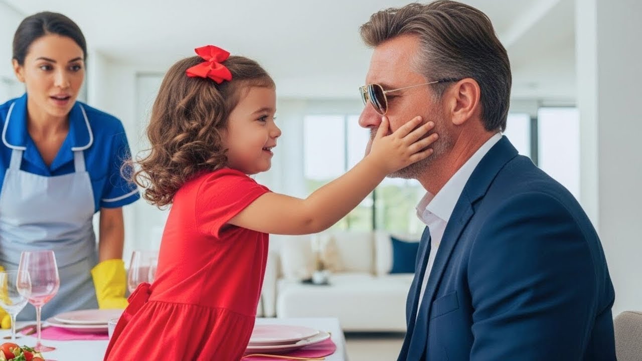 Вот уже 7 лет СЛЕПОЙ бизнесмен ужинает ОДИН… пока ДОЧЬ уборщицы не сделала НЕВОЗМОЖНОЕ