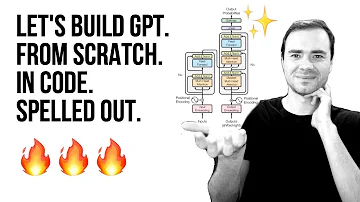 Let's build GPT: from scratch, in code, spelled out.