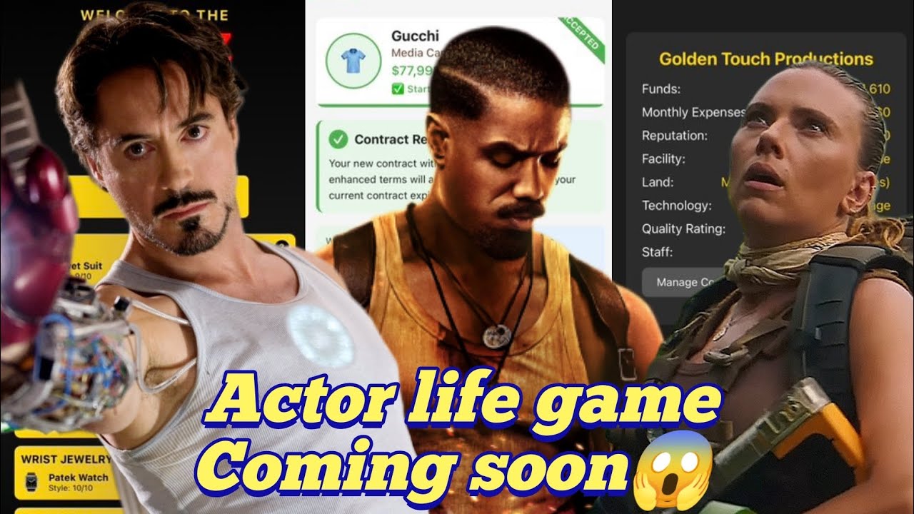 Actor Simulator Actor Life Simulator Coming soon Finally - YouTube