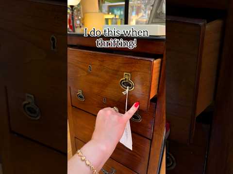 Easy thrift and antique shopping tips to remember! 💁‍♀️#thrifting #antiques