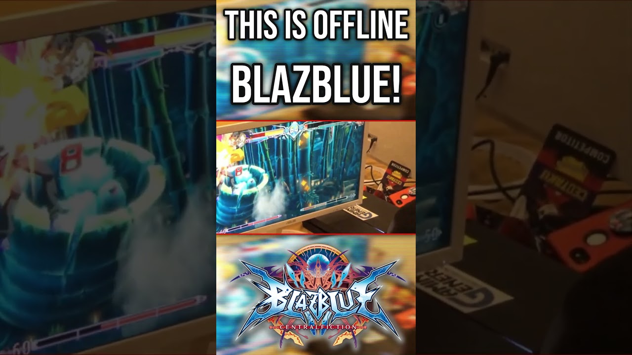 THIS IS OFFLINE BLAZBLUE! #blazblue #videogames #fgc #ceotaku