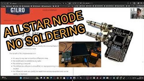 AOIC - DIY , ALSTAR NODE G1LRO - NO SOLDERING IRON - IN DEVELOPMENT