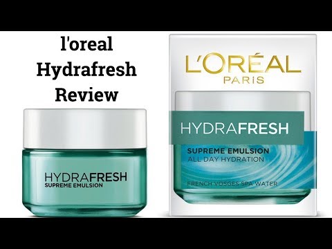 L&#;oreal Hydrafresh Gel Review |Best Moisturiser for Oily Skin | Makeup duniya