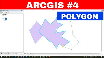 [ARCGIS #4] CERATE NEW POLYGON | REMOVE INTERSECTION |EDIT POLYGON BY STRAIGHT SEGMENT AND TRACING