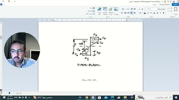 Analysis of Rectangular Cross Section - Elasto Plastic Moments 1