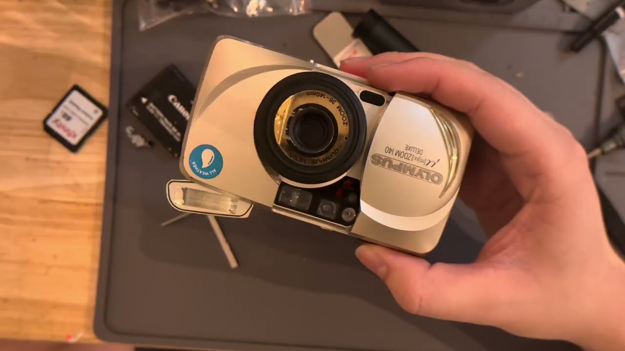 Olympus Mju Zoom 140 deluxe - YouTube