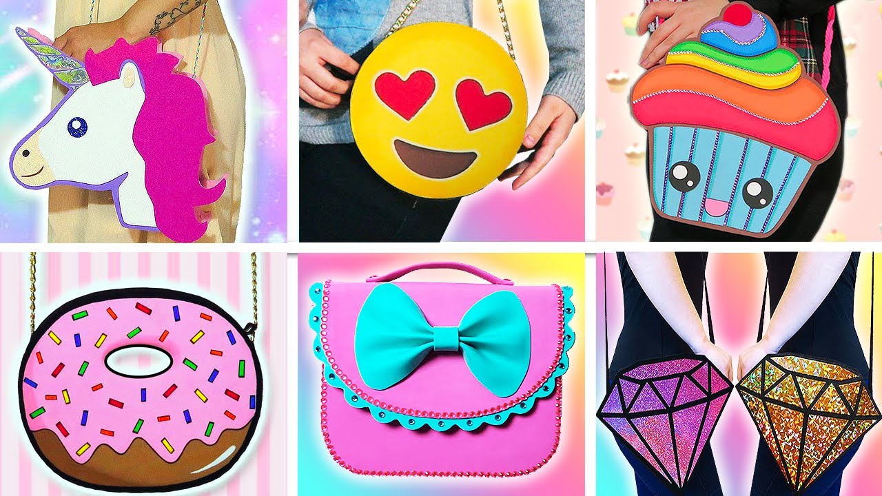 8 Magníficas Ideas de Bolsos Originales y Reversibles 2 en 1 DIY || Bolsos DE VERANO💎🍩🎀🧁🦄😍