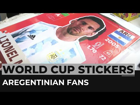 Argentinean fans desperate to fill World Cup stickers album