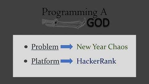Competitive Programming Problems - New Year Chaos (HackerRank)