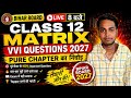 Class 12th matrix vvi important questions