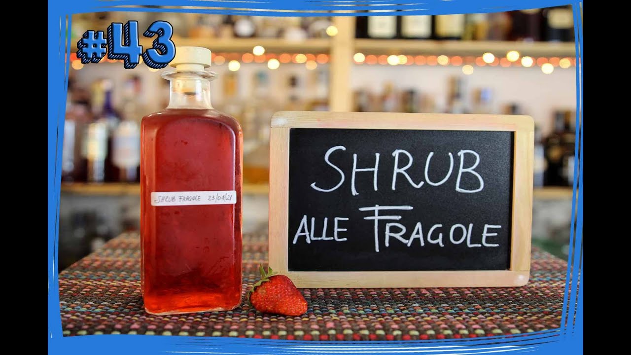 #43 Basi e Premix - Come preparare il MIGLIORE SHRUB alle FRAGOLE anche a casa - by Elia Calò