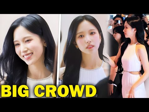 TWICE's Mina drew a huge crowd in Kuala Lumpur, Malaysia