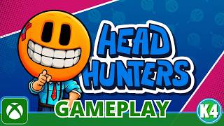 Smash Bros Style Game HeadHunters Is Pure Chaos w/ @FireOnXbox | First Look Xbox Gameplay