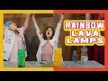 How to Make Rainbow Lava Lamps! | Hayley LeBlanc &amp; London Angel