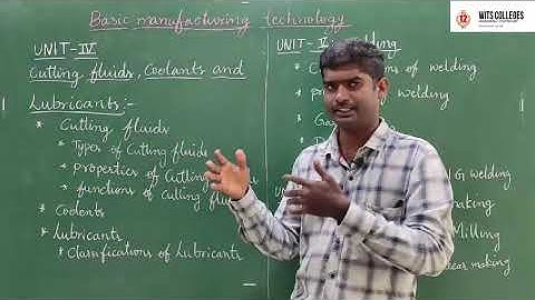 Basic Manufacturing Technology//WITS CONNECT//Lecture-1// Introduction//Syllabus.