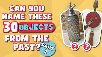 TRIVIA QUIZ: Remember these vintage objects?  PART 2 🧠 Test your memory! 👑