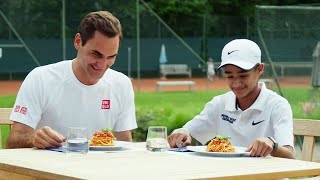 ¡Emotivo! Roger Federer sorprende a un niño y le cumple una promesa después de cinco año