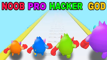 NOOB VS PRO VS HACKER VS GOD in Giant Blob: Join Clash & Giant Rush