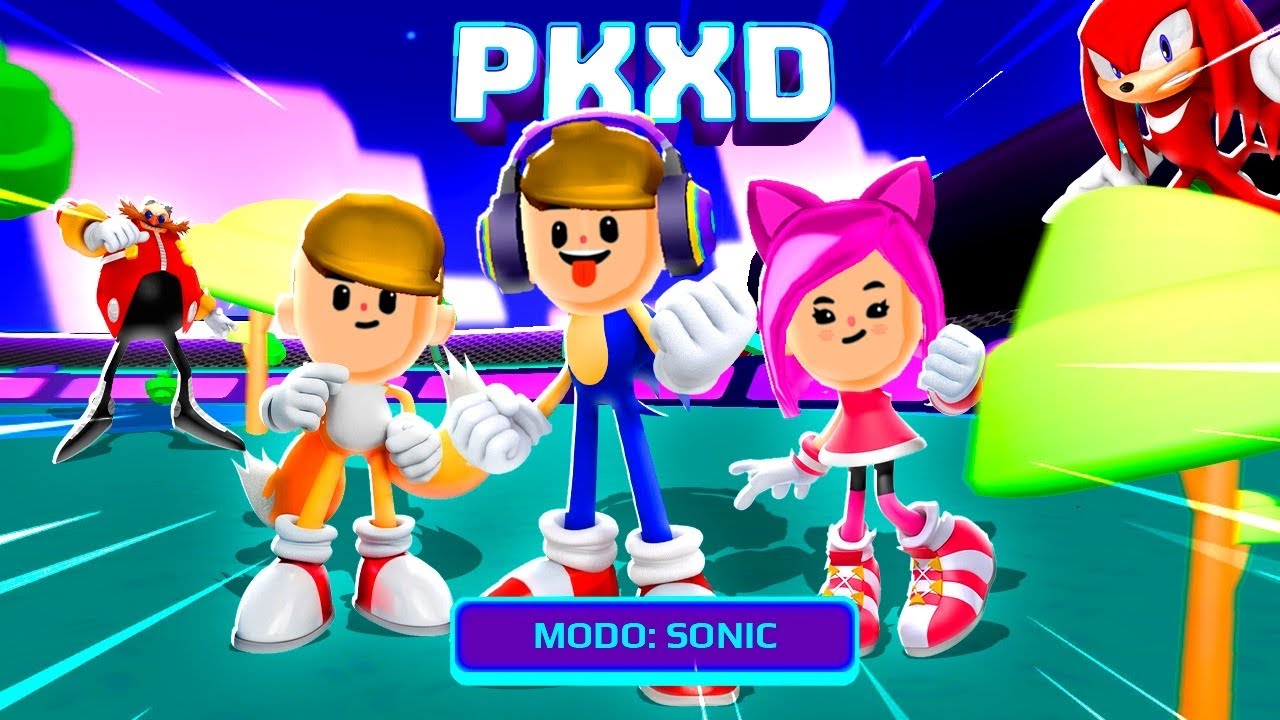 COMO JOGAR NO MODO SONIC NO PK XD