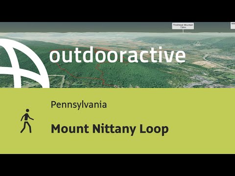 hiking trail in Pennsylvania: Mount Nittany Loop