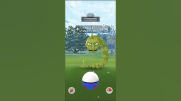 Catching a Shiny Onix in Pokemon Go #shorts #pokemongo #shinypokemon #onix