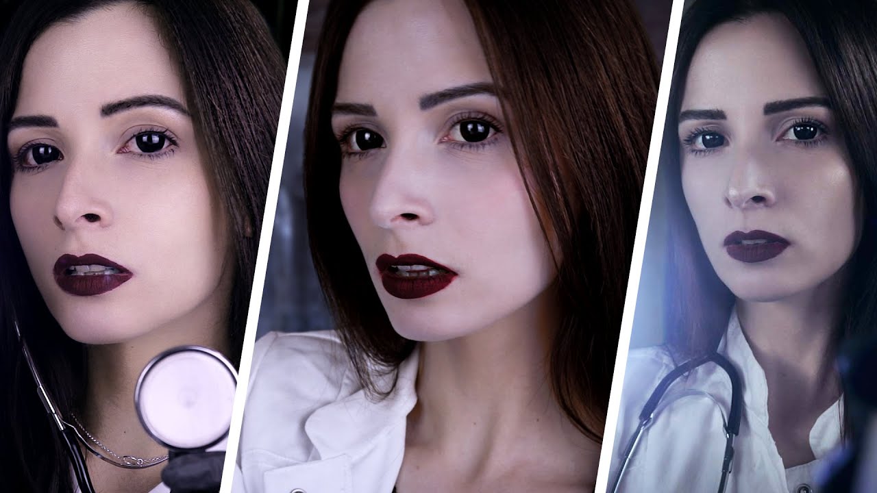 3 in 1 ASMR Deutsch Cranial Nerve Exam 🧛‍♀️ Vampir Arzt Roleplay (Soft Spoken ASMR)
