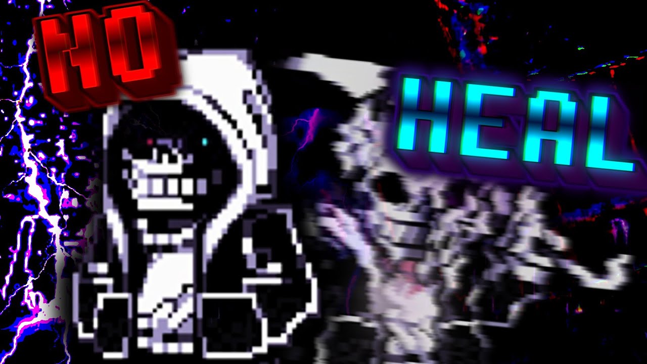 【NO HEAL】Dusttale last genocide phase1 Hard mode demo no heal