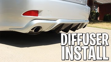 Lexus IS350 Diffuser Installed