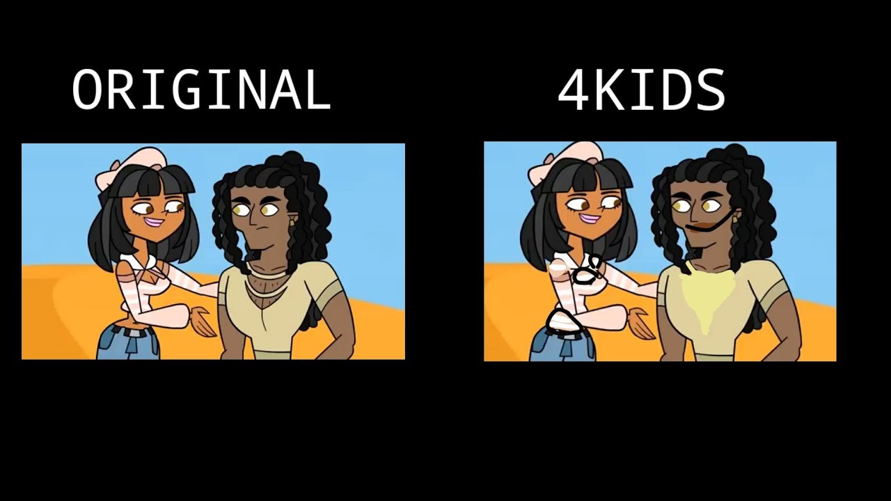 Total Drama Odyssey Egypt 4KIDS! Censorship YouTube