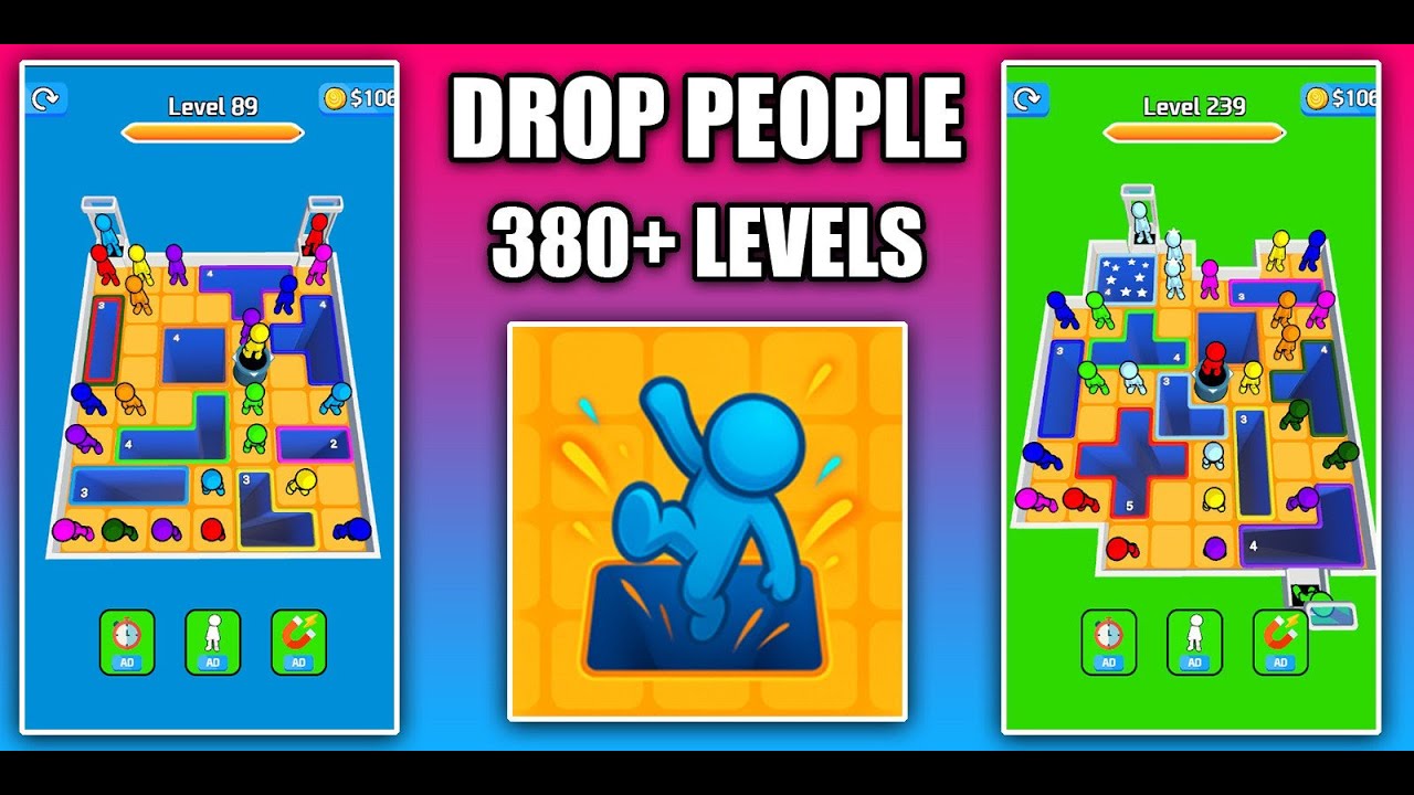 Drop People 3D Hole Puzzle Game Unity Source Code - Get Unity Code ...