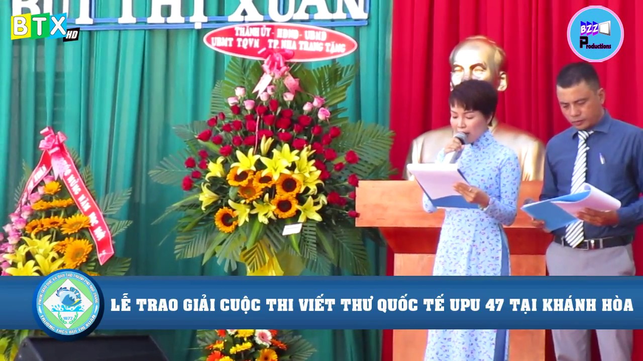 Toàn cảnh Lễ trao giải cuộc thi viết thư Quốc tế UPU 47 tại Khánh Hòa