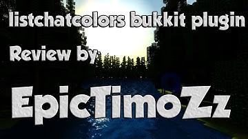 Bukkit Plugin review:List chat colors
