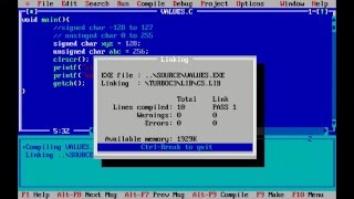 C Programming Tutorial - 7 - in Sindhi - Signed and Unsigned Values