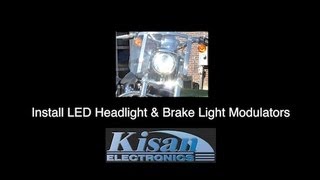 Install Kisan pathBlazer and tailBlazer on Harley-Davidson Sportster w/LED