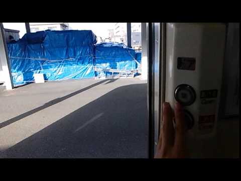 IGRいわて銀河鉄道7000系（元JR車）ドア開閉（車内から撮影）